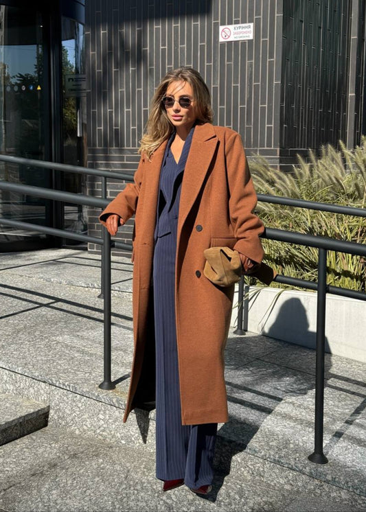 Класичне двобортне пальто