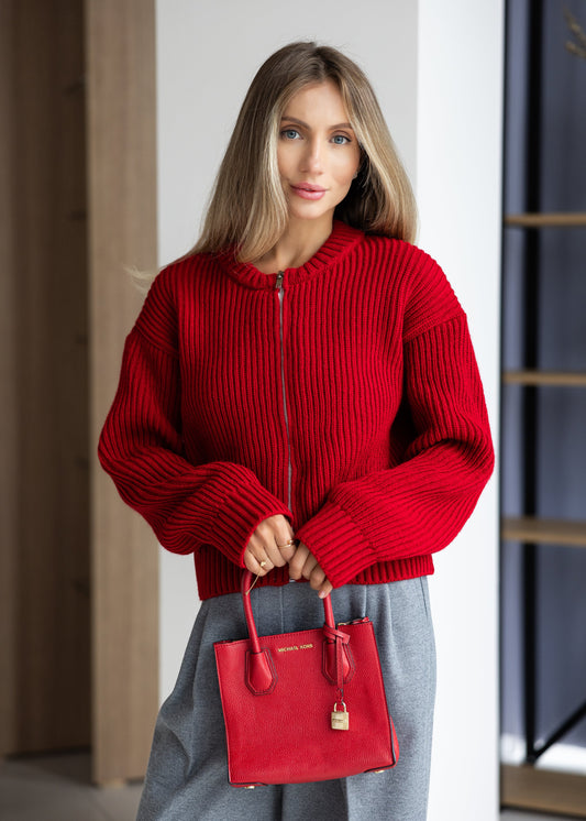 В'язана кофта з вовни