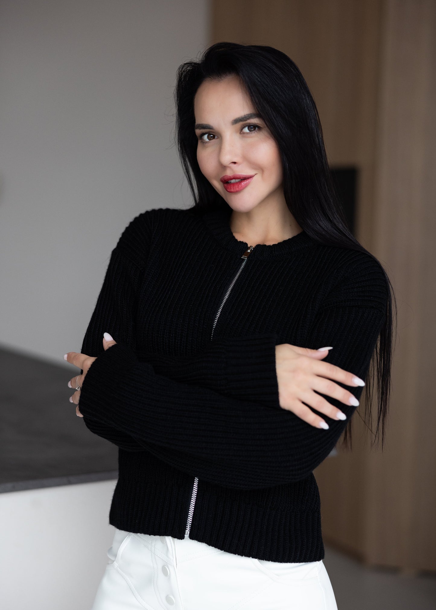 В'язана кофта з вовни