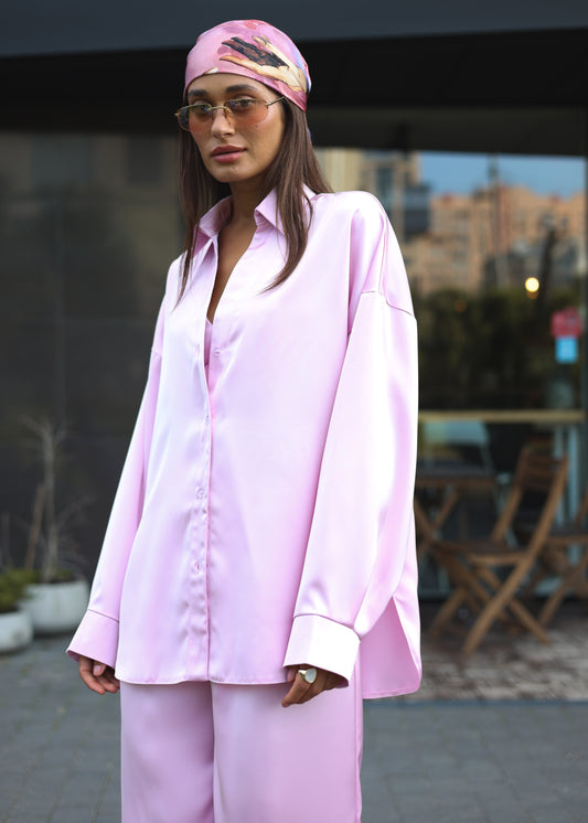 Сатиновий костюм з трьох елементів