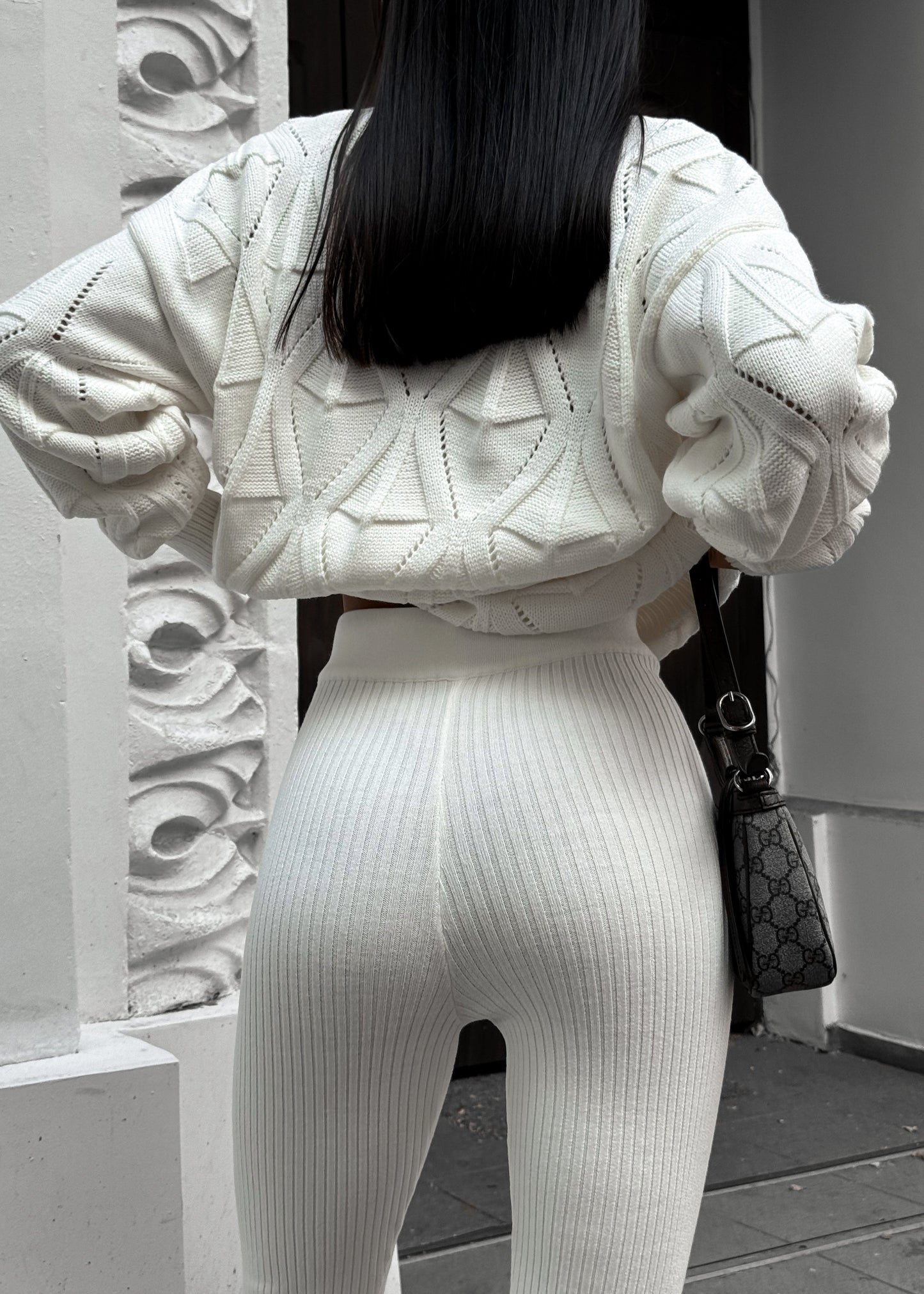 Кардиган фактурної в'язки