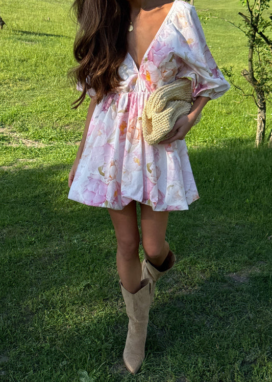 Квіткова сукня з бавовни