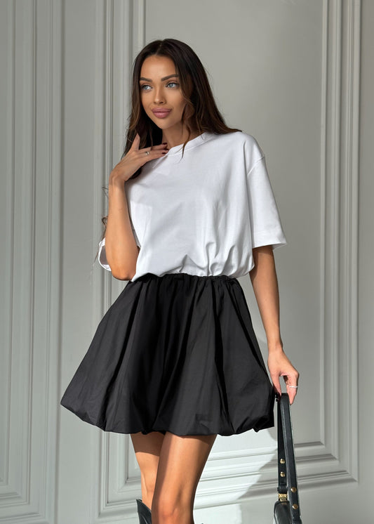 Об’ємна спідниця міні