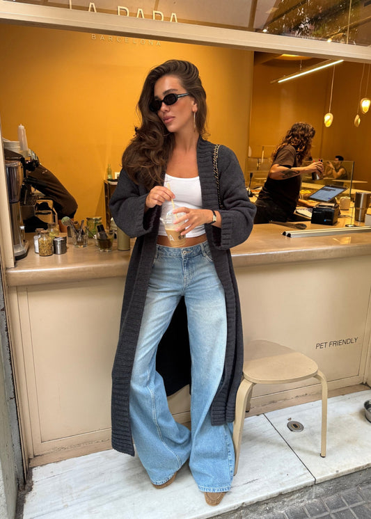 Кардиган в довжині міді