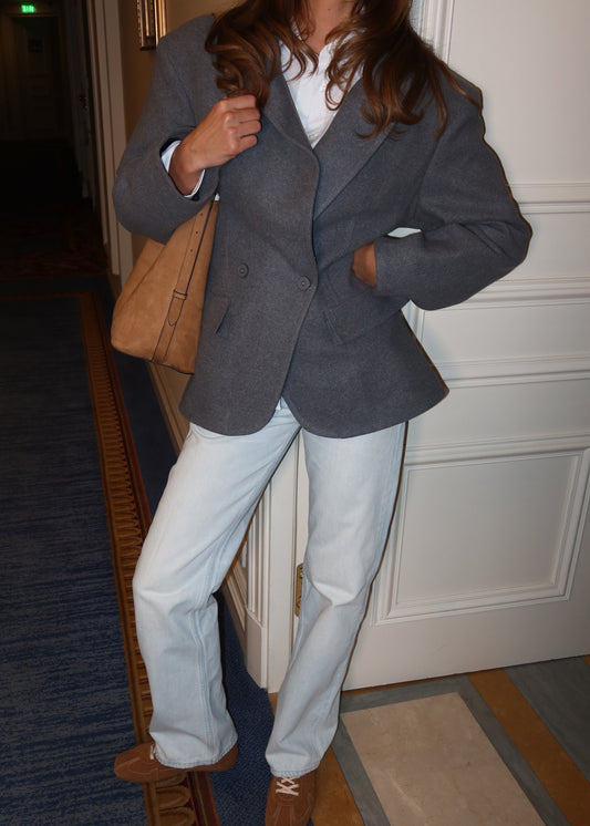 Вкорочений жакет-пальто