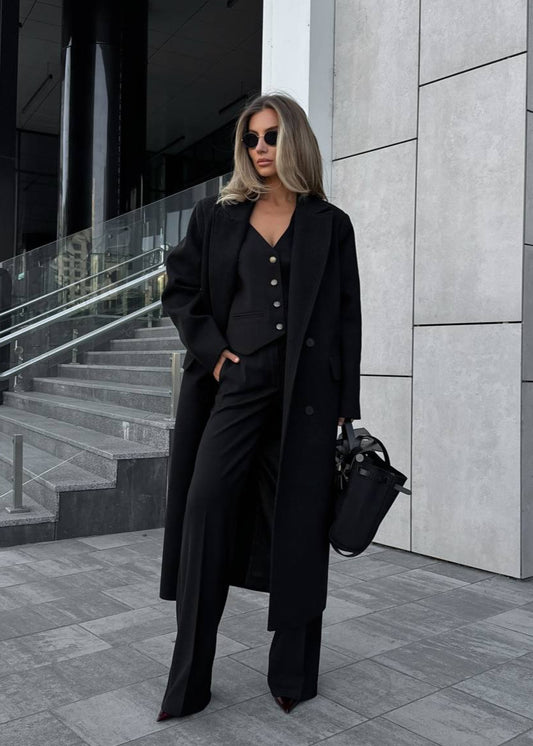 Класичне двобортне пальто