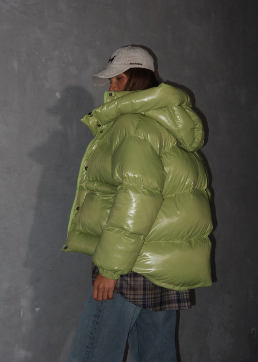 Зимовий пуфер з акцентими кишенями