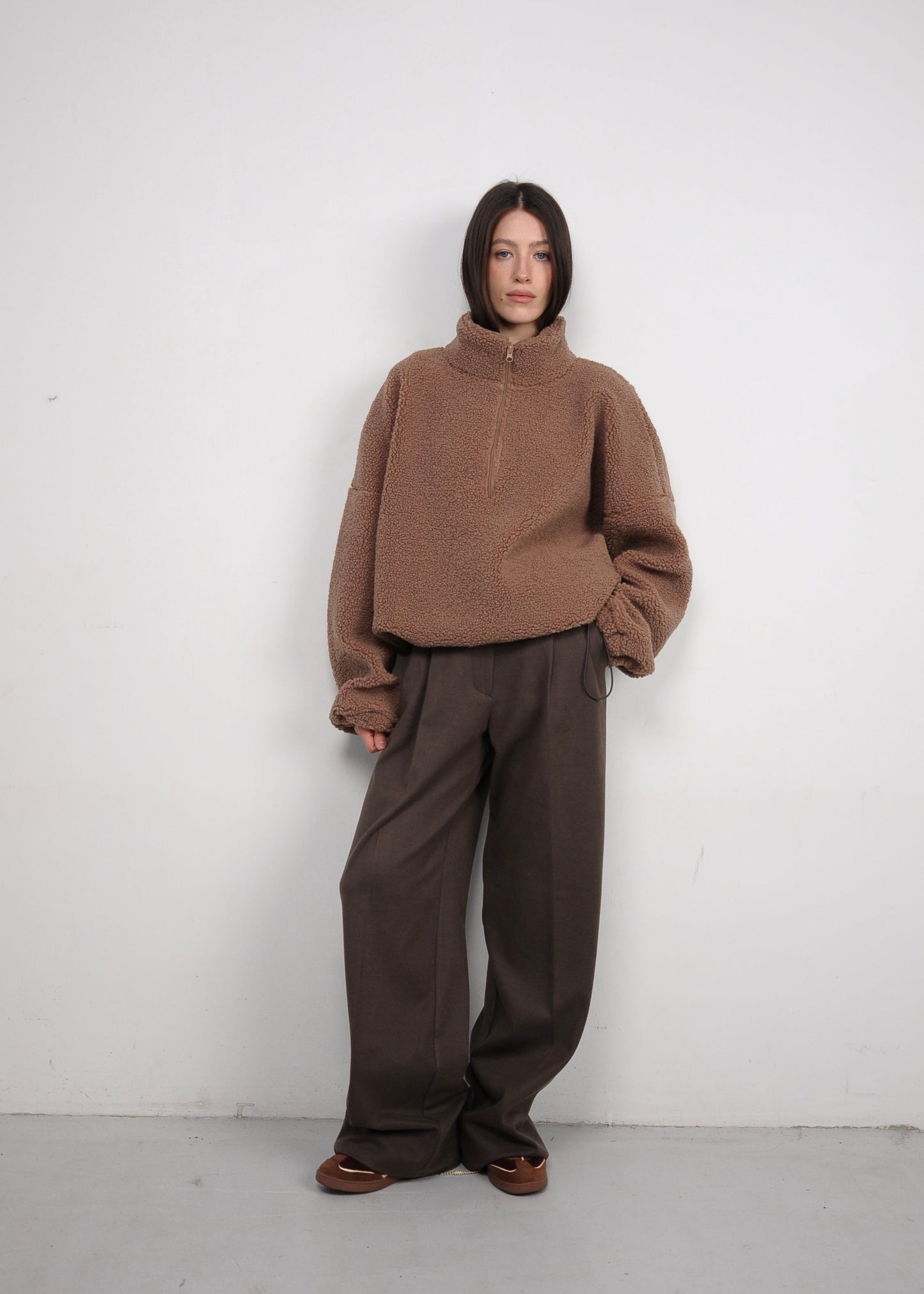 Флісова кофта з блискавкою