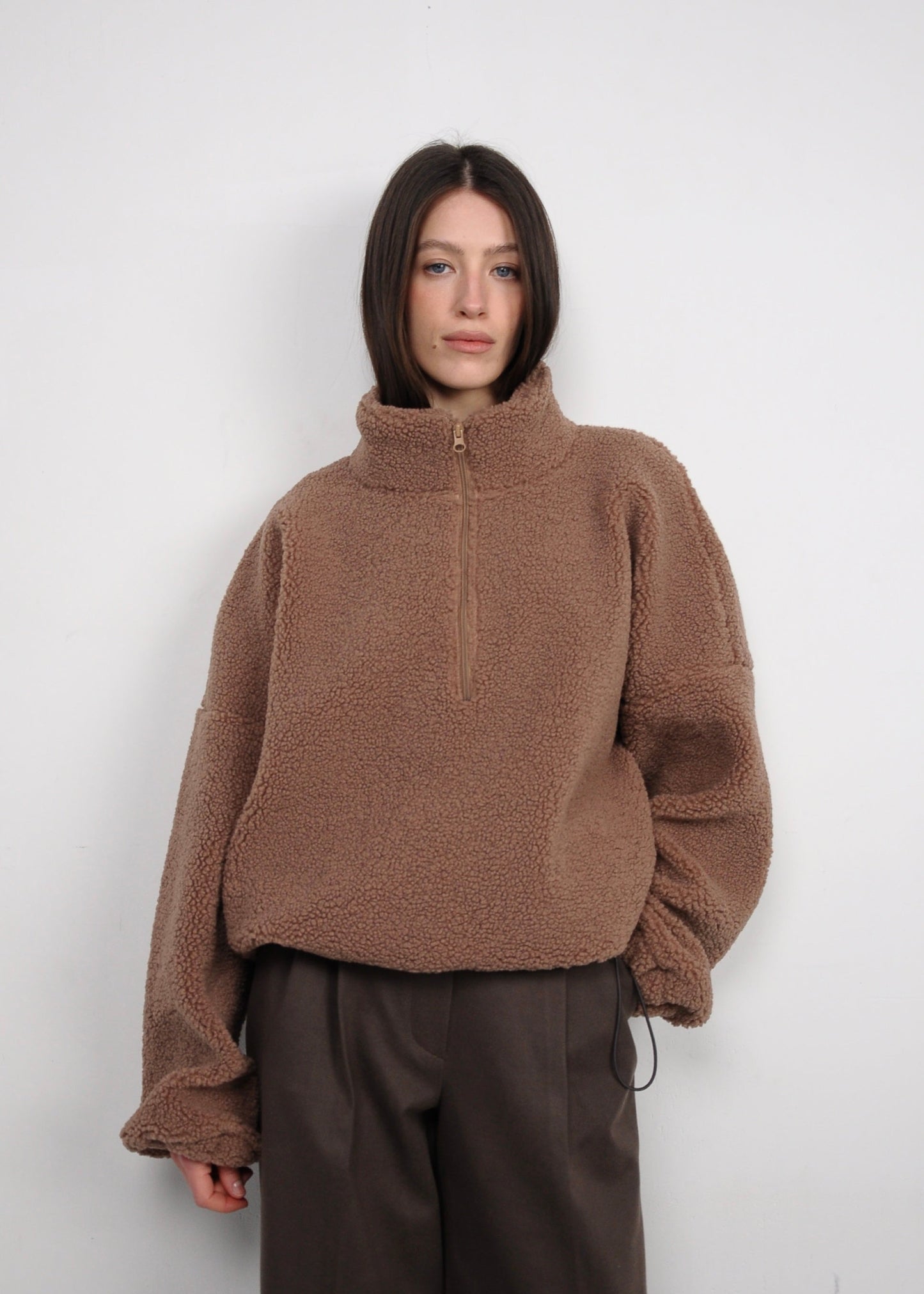 Флісова кофта з блискавкою