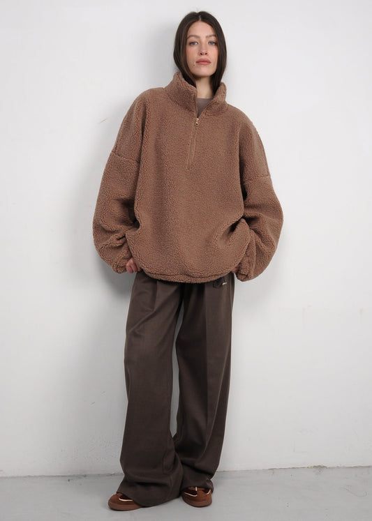 Флісова кофта з блискавкою