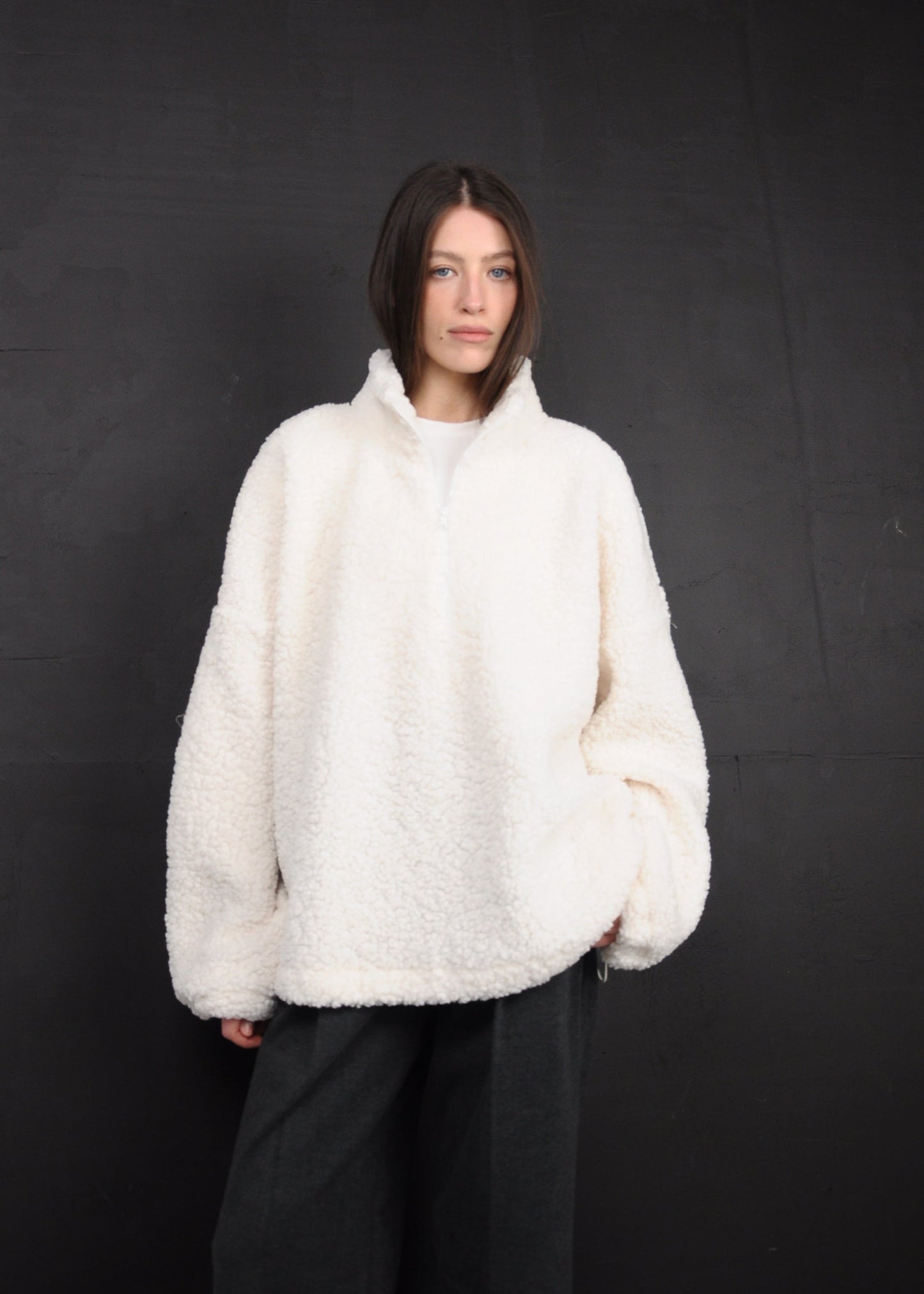 Флісова кофта з блискавкою