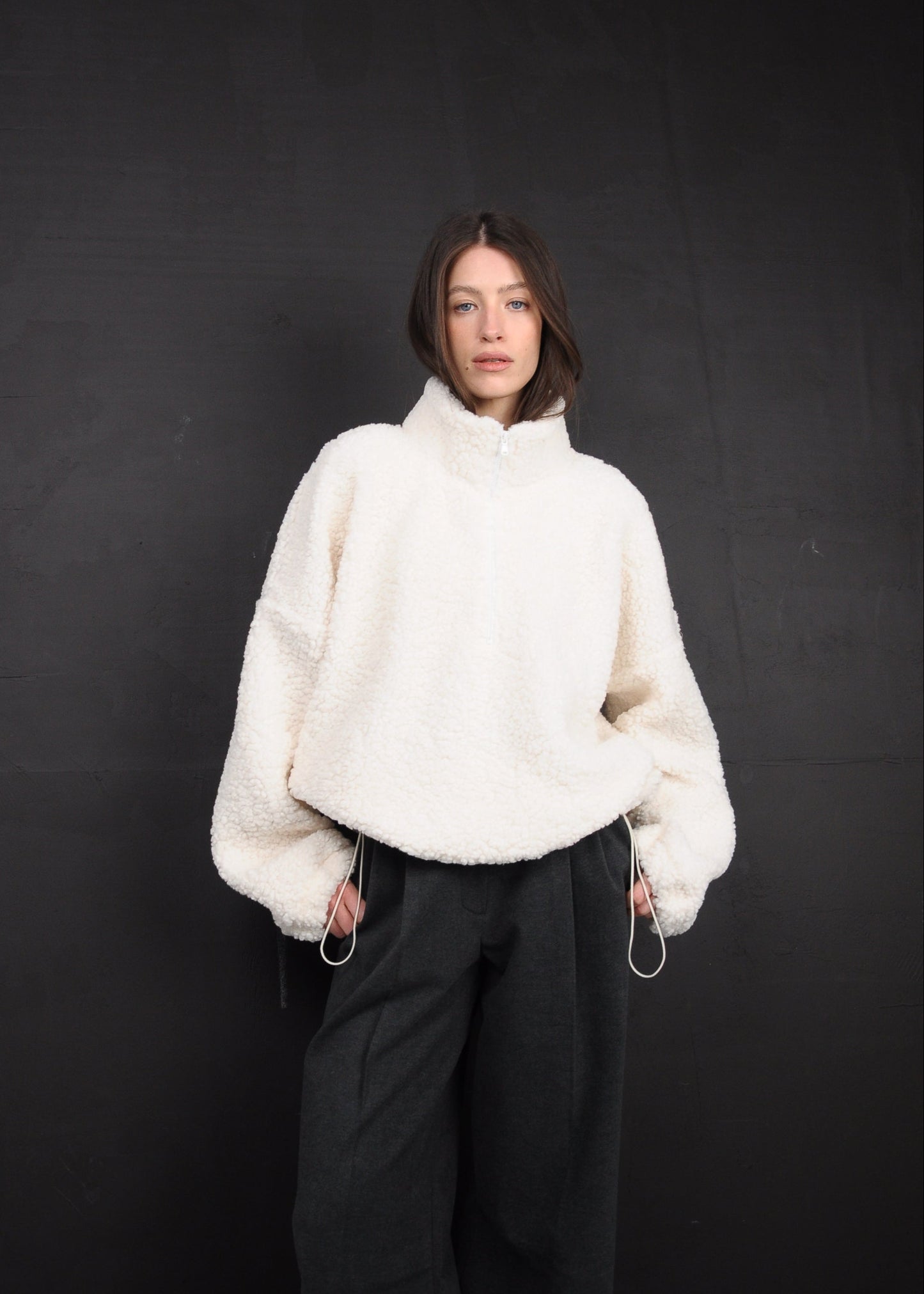 Флісова кофта з блискавкою