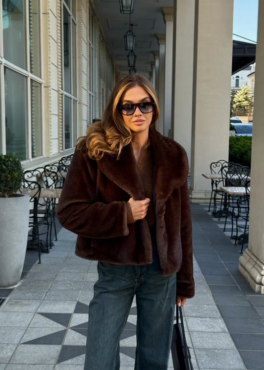 Шуба з екохутра