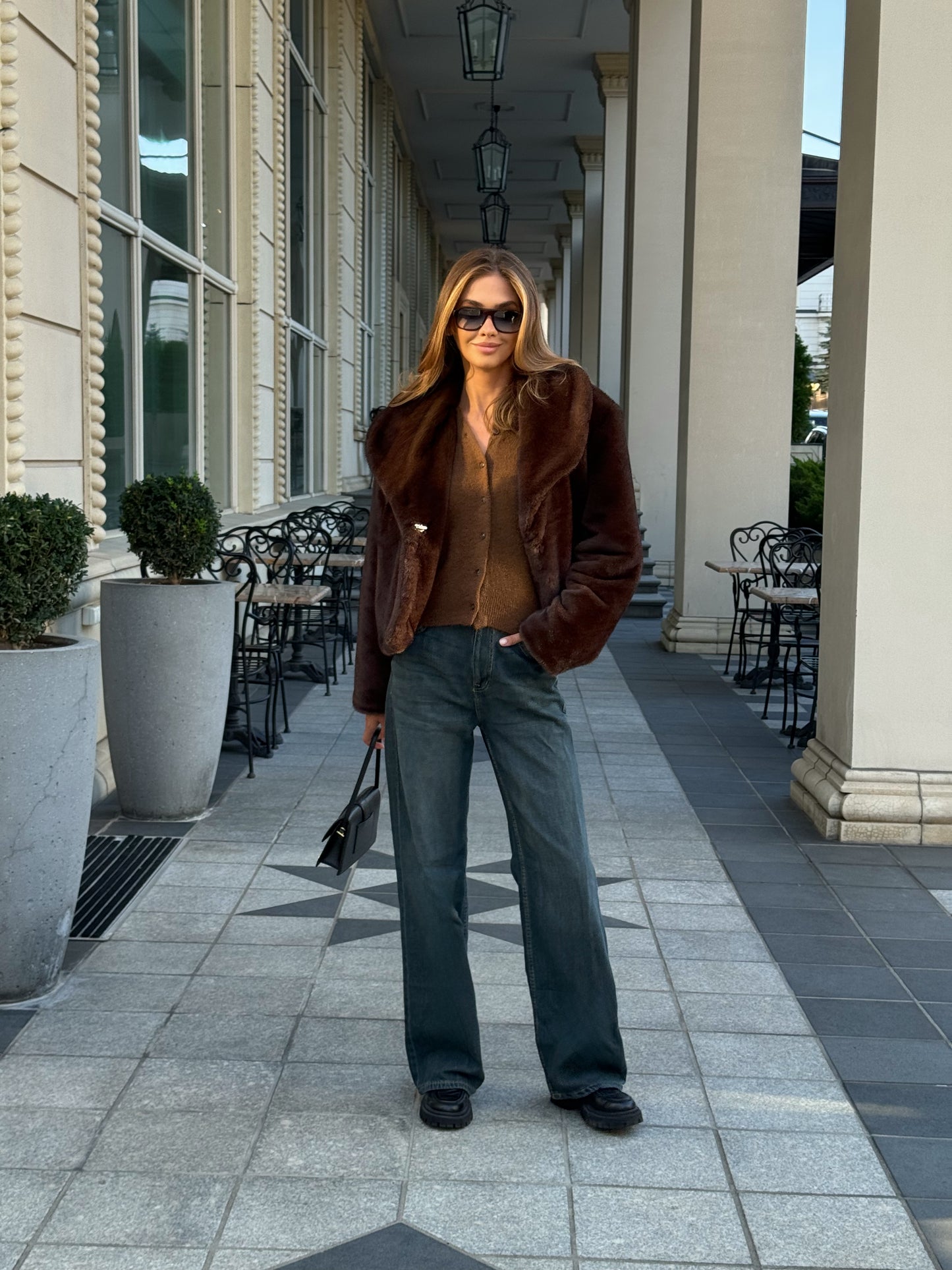 Шуба з екохутра