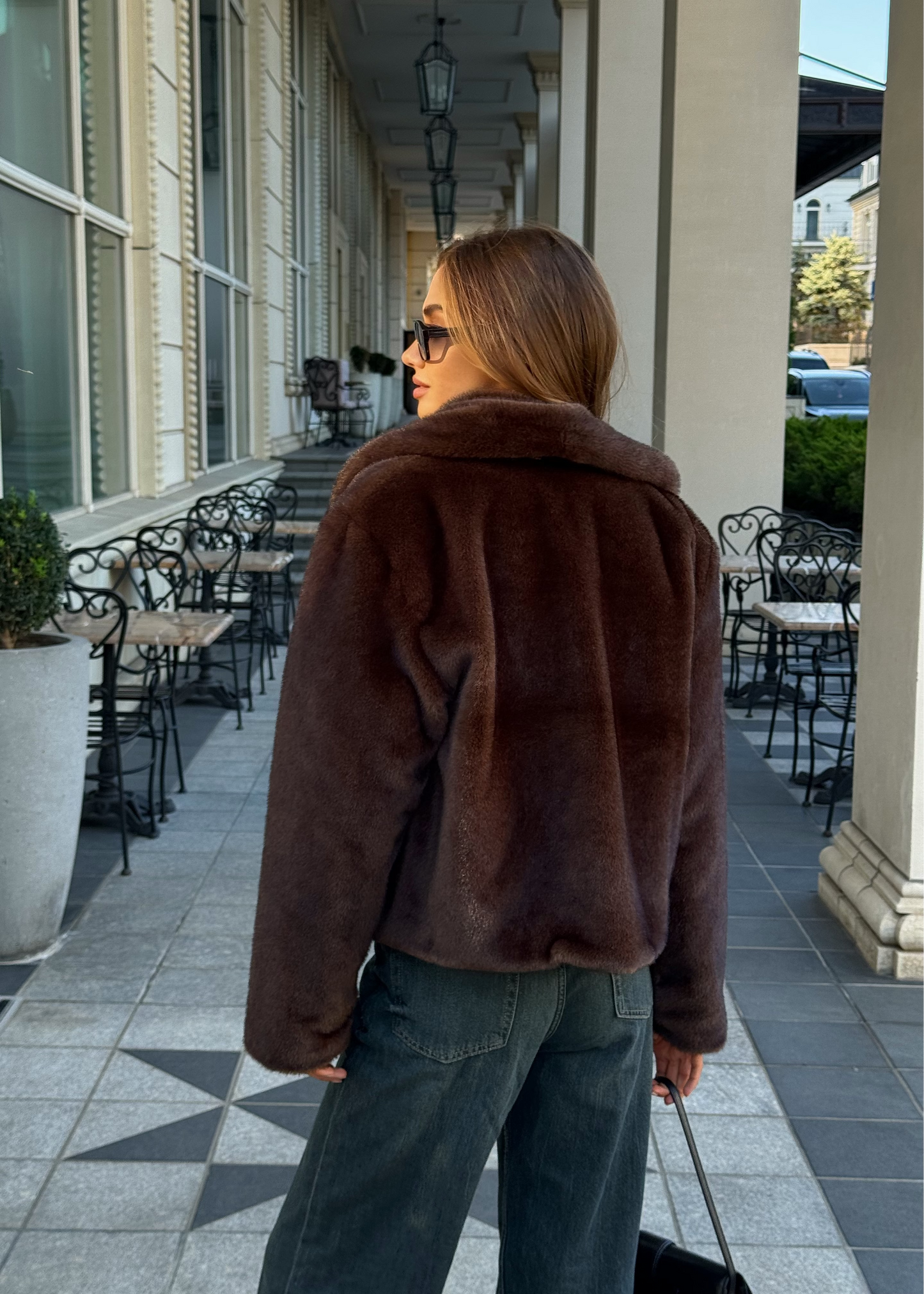 Шуба з екохутра