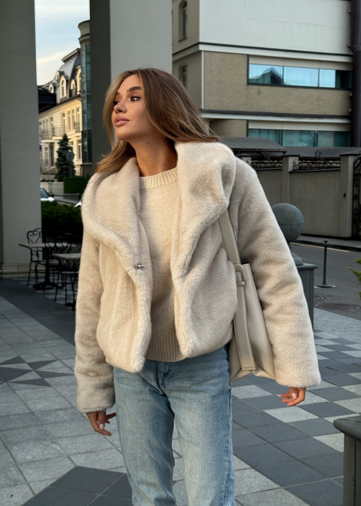 Шуба з екохутра