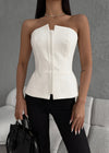 Корсет в молочному кольорі