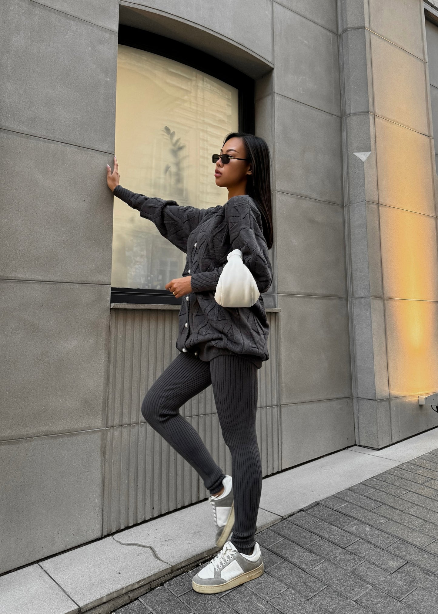 Кардиган фактурної в'язки