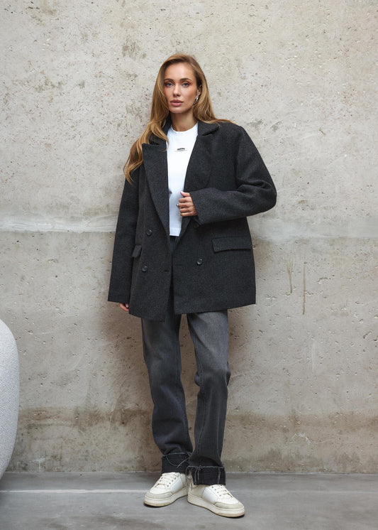 Утеплене пальто з вовни