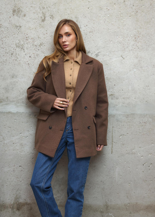 Утеплене пальто з вовни