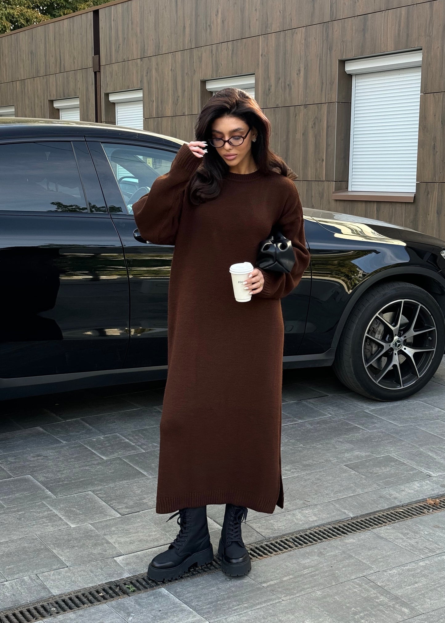 В’язана сукня вільного крою