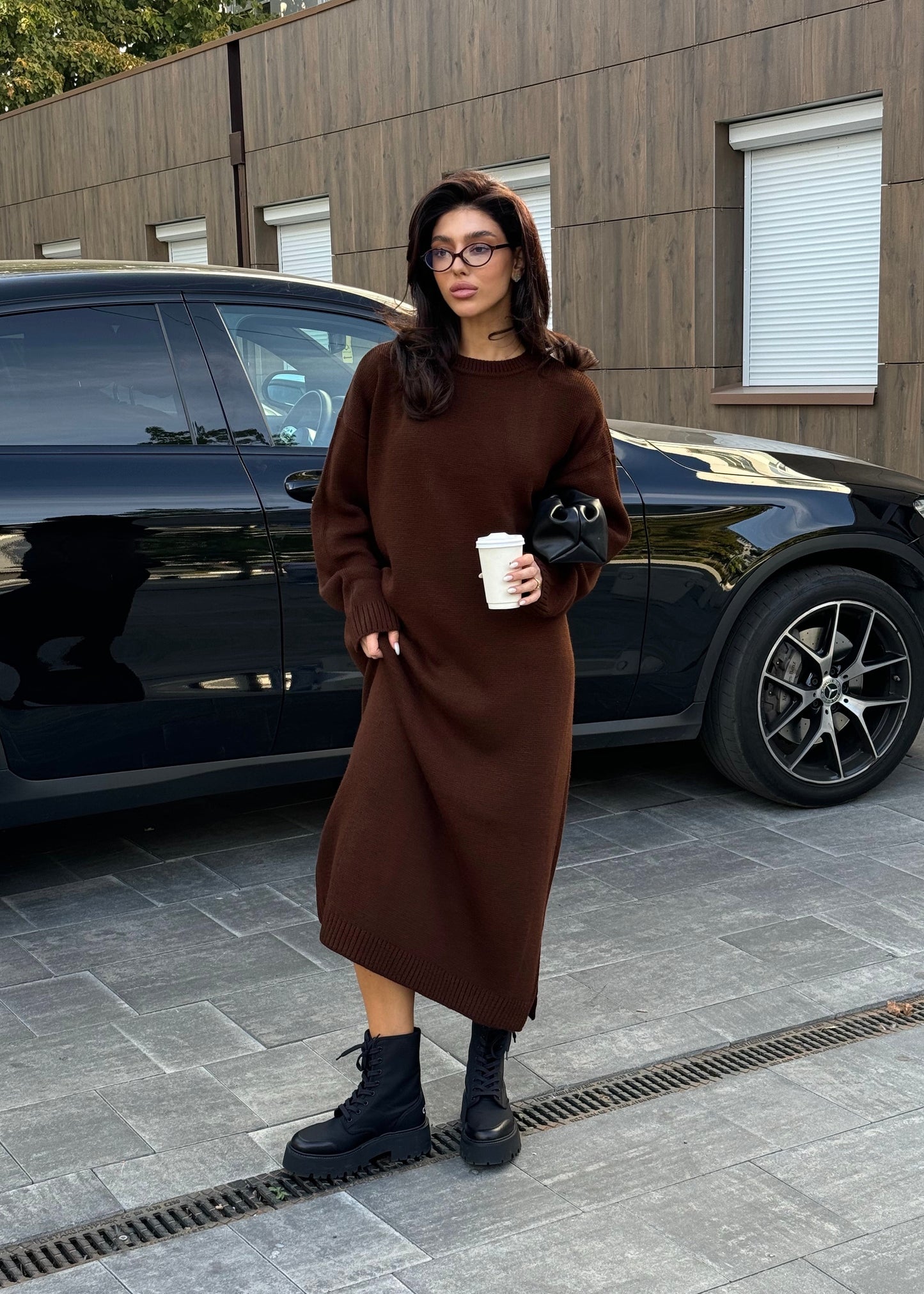 В’язана сукня вільного крою