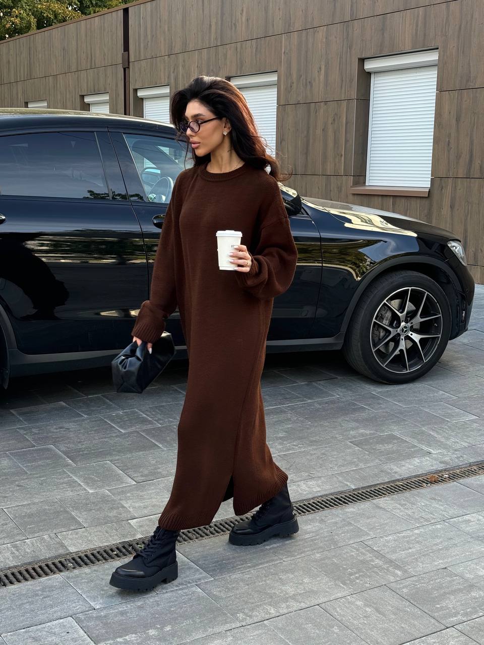 В’язана сукня вільного крою