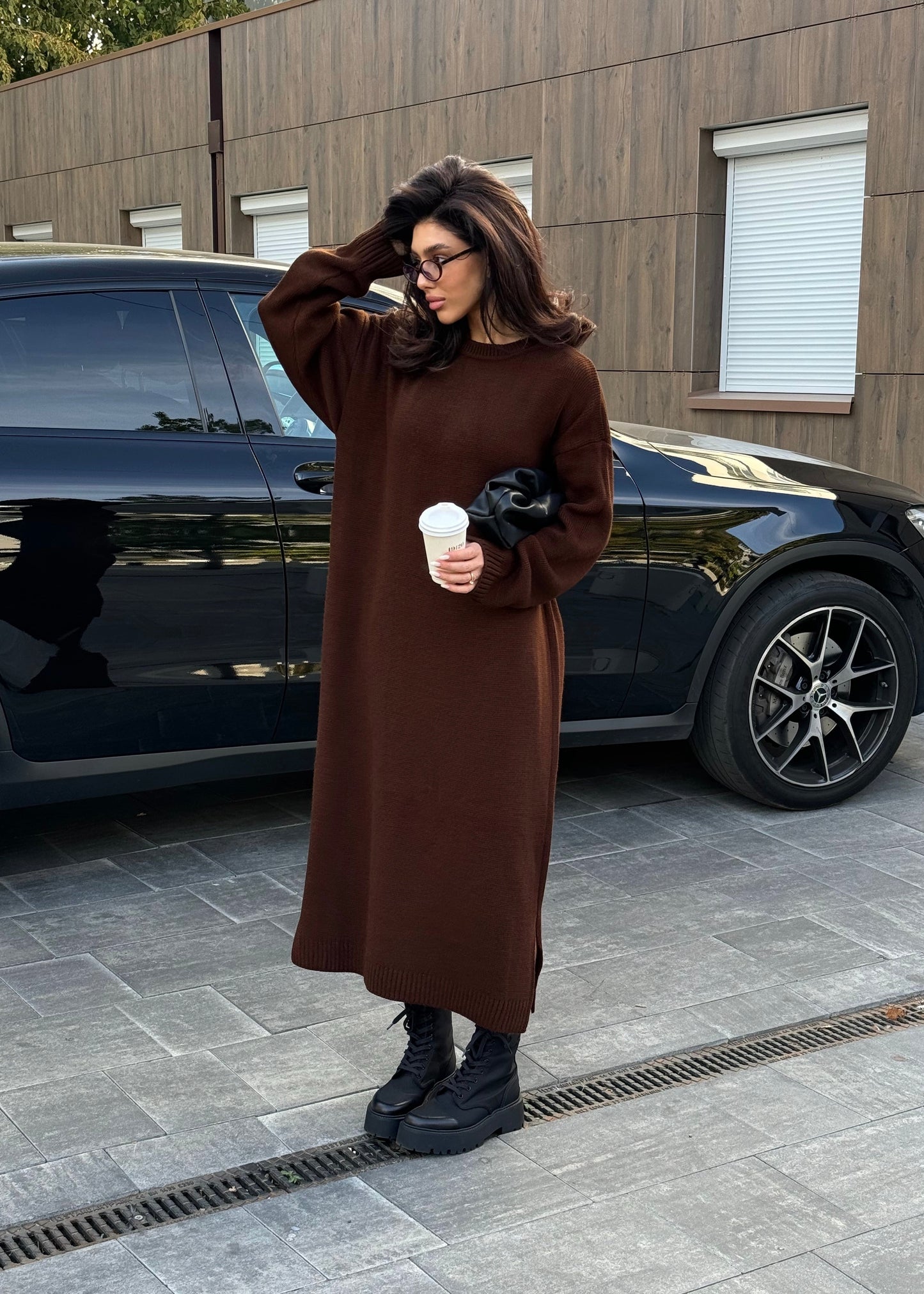 В’язана сукня вільного крою