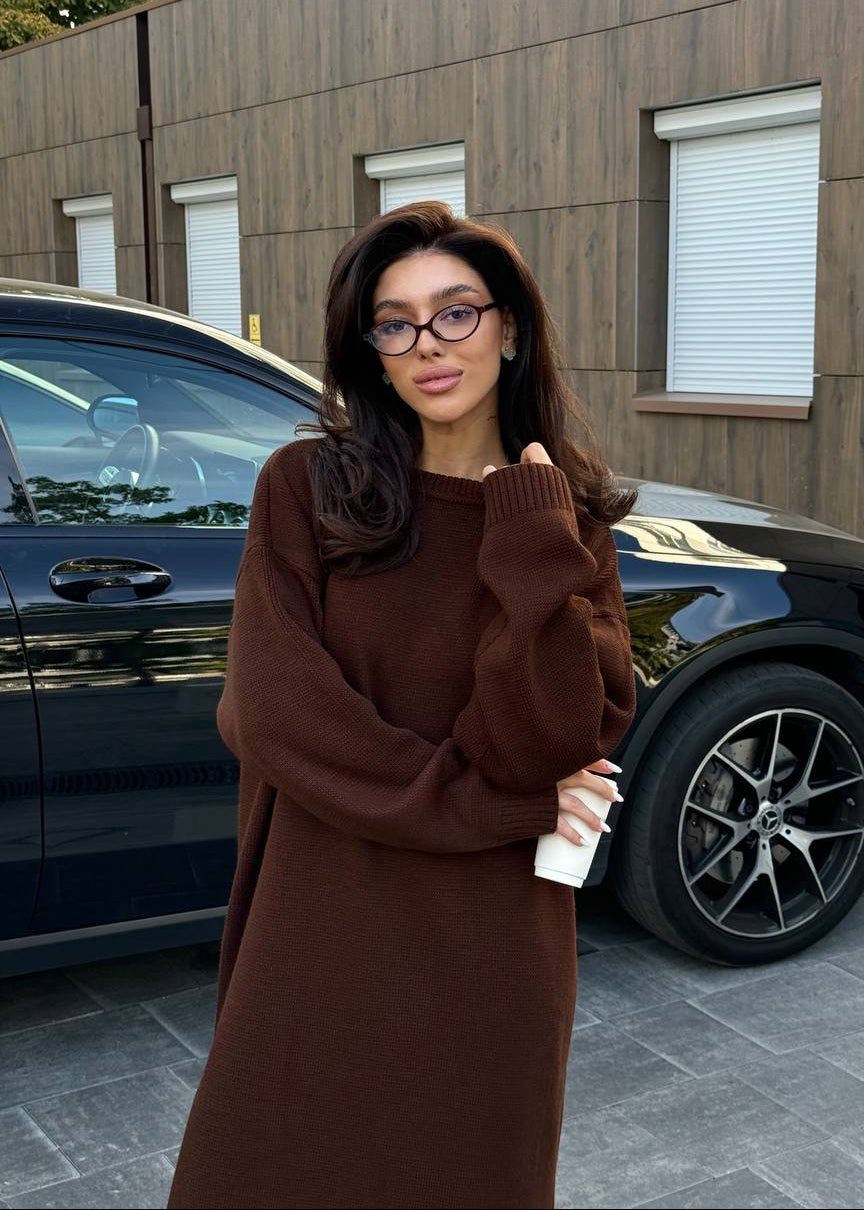 В’язана сукня вільного крою