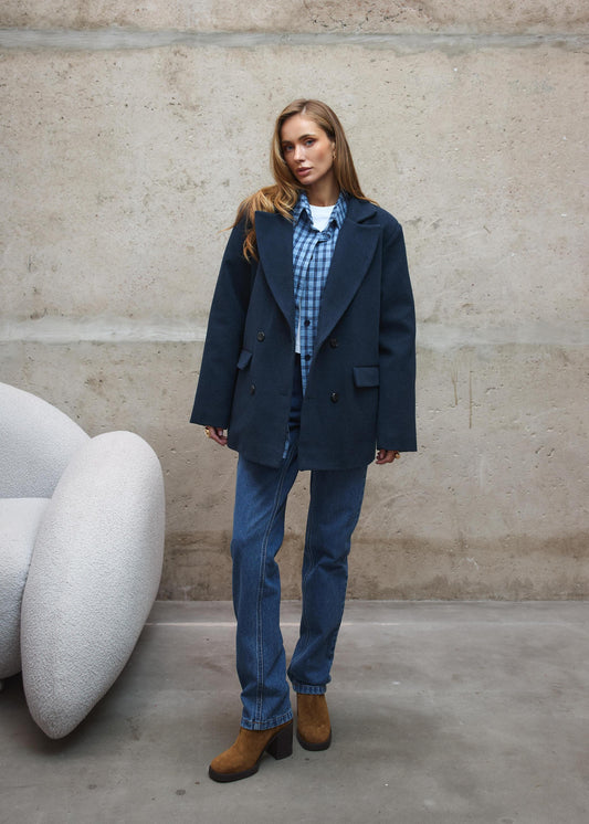 Утеплене пальто з вовни