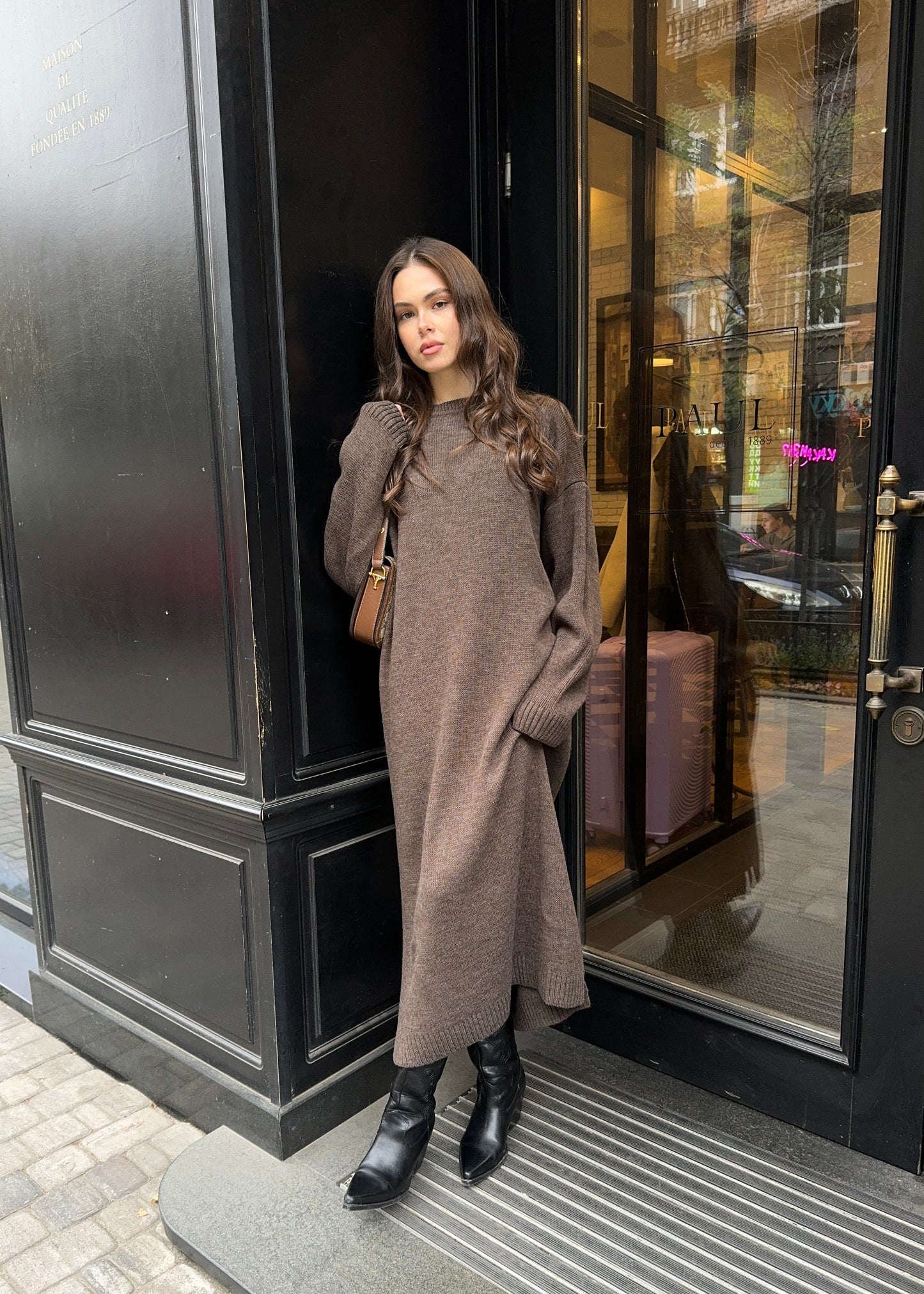 В’язана сукня вільного крою