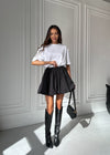 Об’ємна спідниця міні