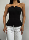 Корсет в чорному кольорі