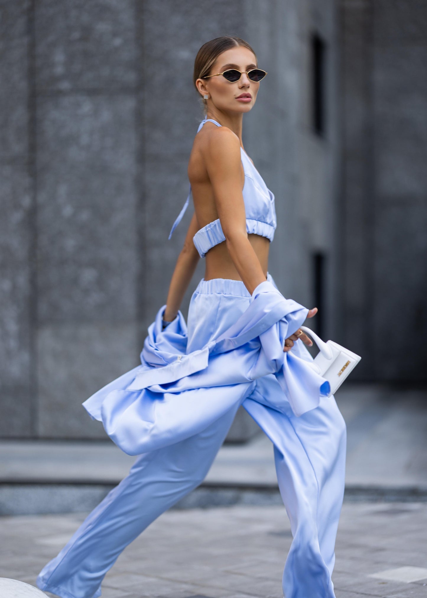 Сатиновий костюм з трьох елементів