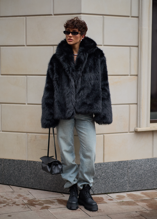 Шуба з екохутра