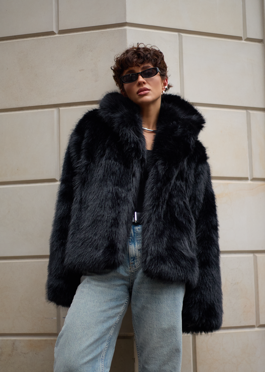 Шуба з екохутра