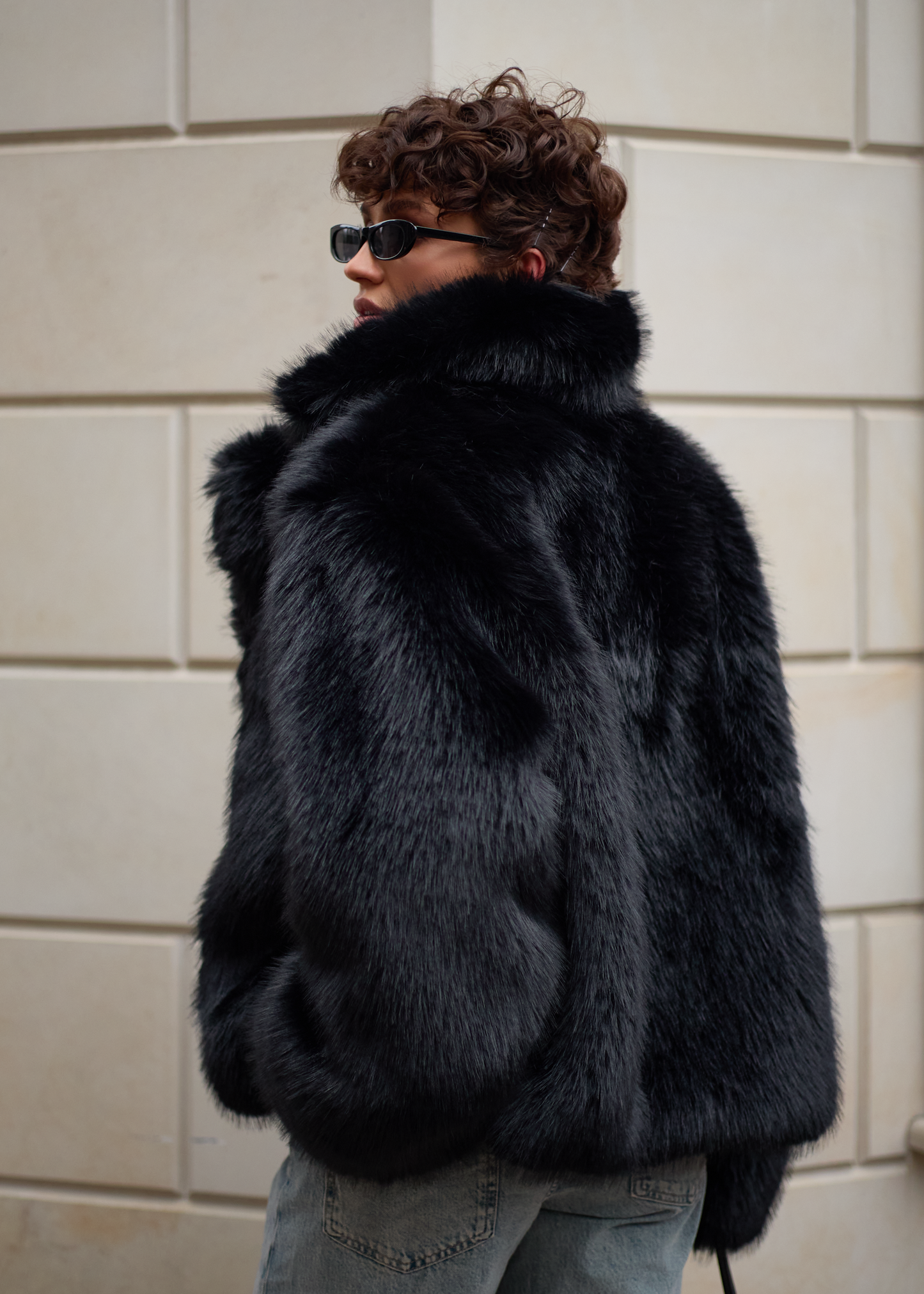 Шуба з екохутра