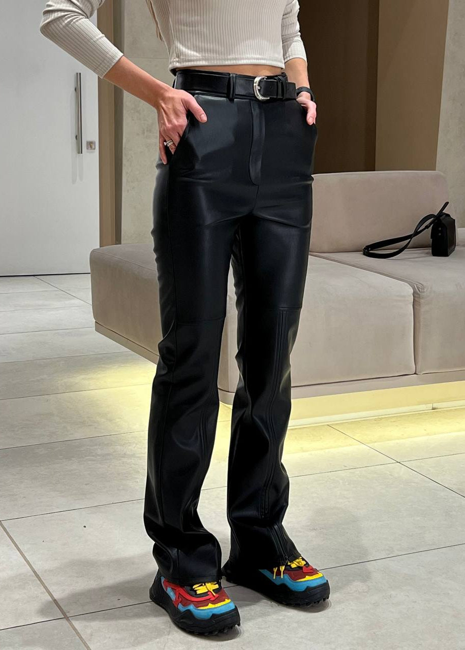 Штани з екошкіри